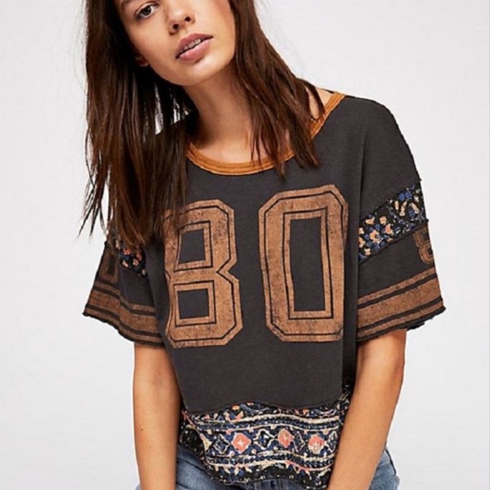 Free People Nicky Cropped T-shirt